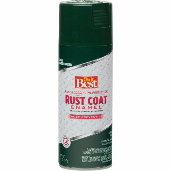 All-Source Rust Coat Gloss Hunter Green 12 Oz. Anti-Rust Spray Paint 203616D